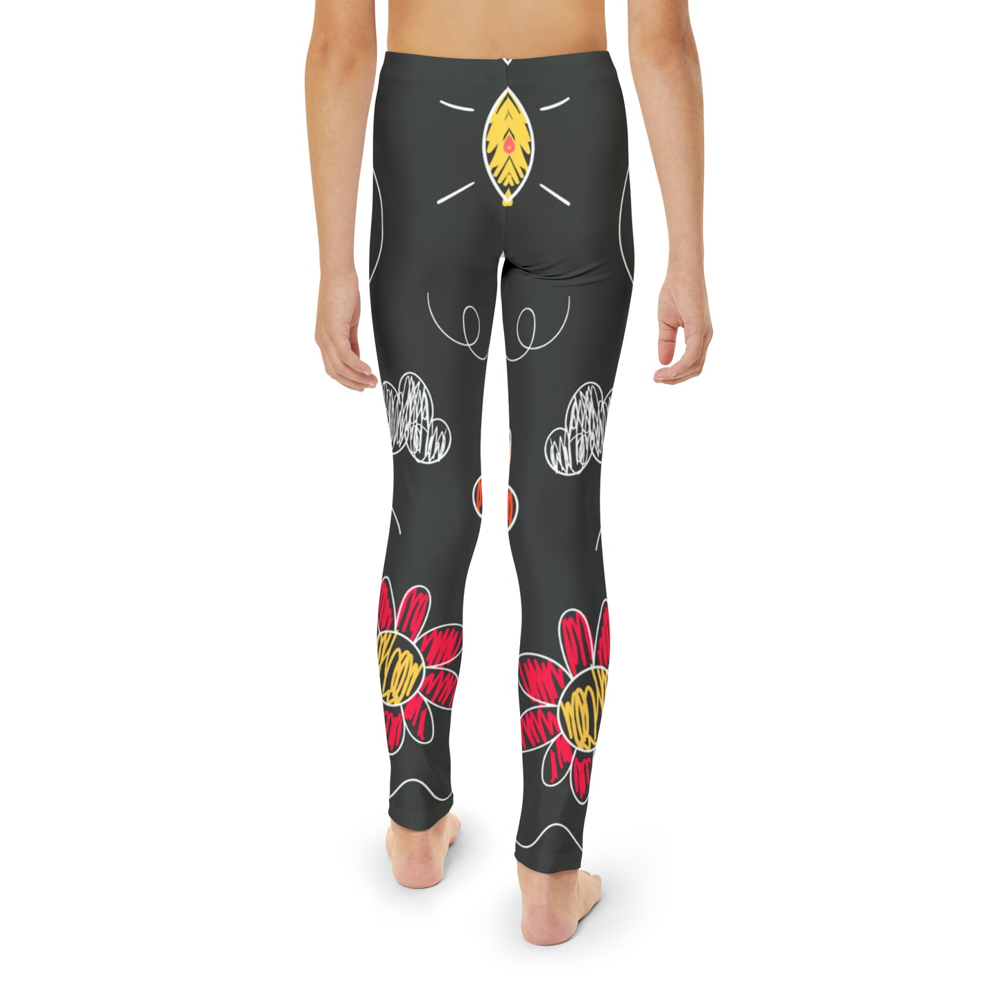 Aire de jeux Doodle pour enfants - Leggings pleine longueur Inovax pour jeunes