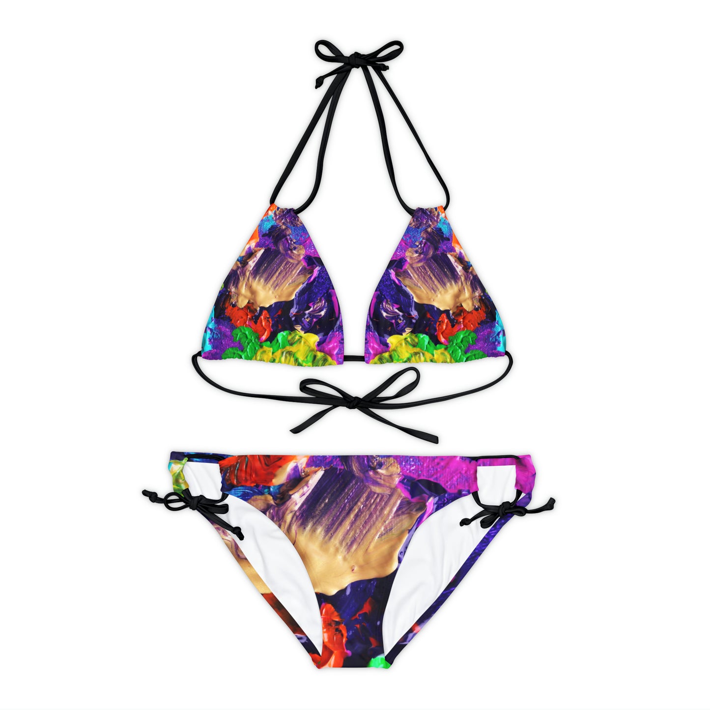 Color Paintings - Inovax Strappy Bikini Set