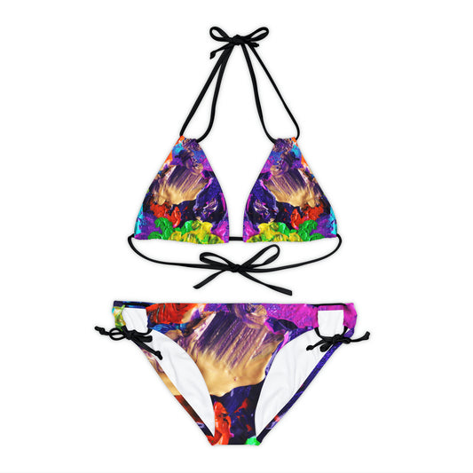 Pinturas de colores - Conjunto de bikini con tiras Inovax