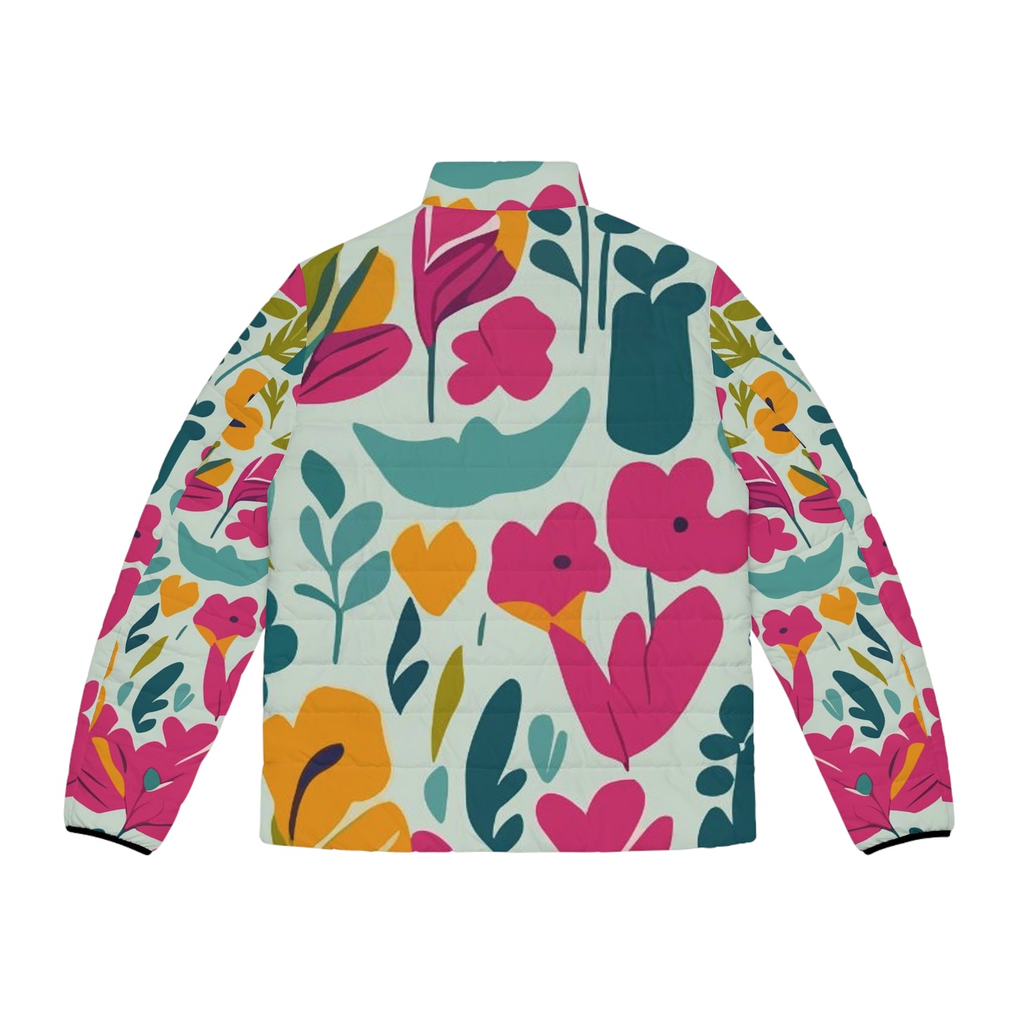 Light flowers - Men's Puffer Jacket