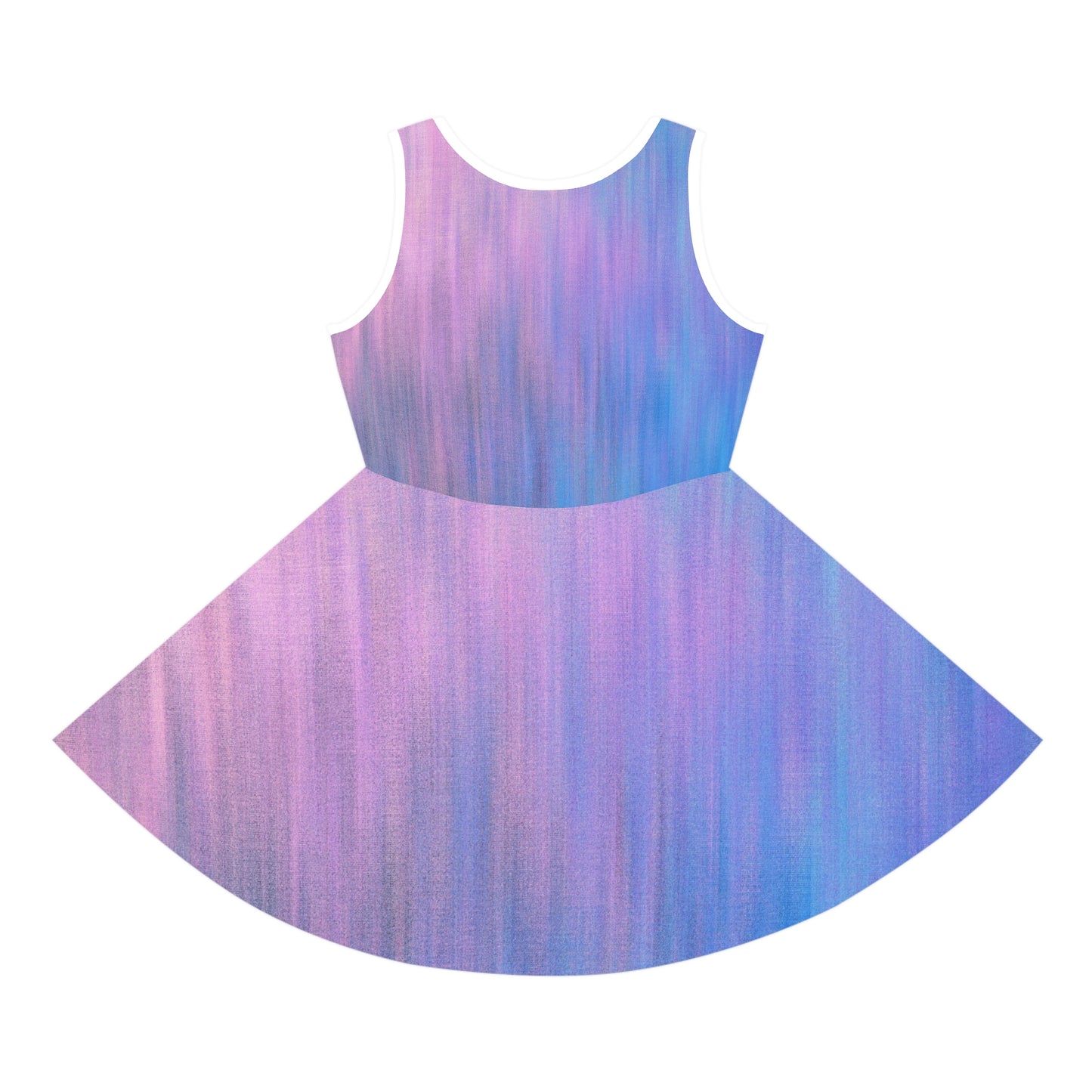 Blue & Purple Metalic - Inovax Girl's Sleeveless Sundress