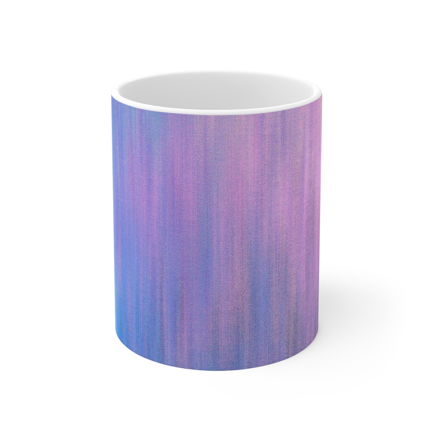 Azul y Morado Metálico - Taza de Cerámica Inovax 11oz