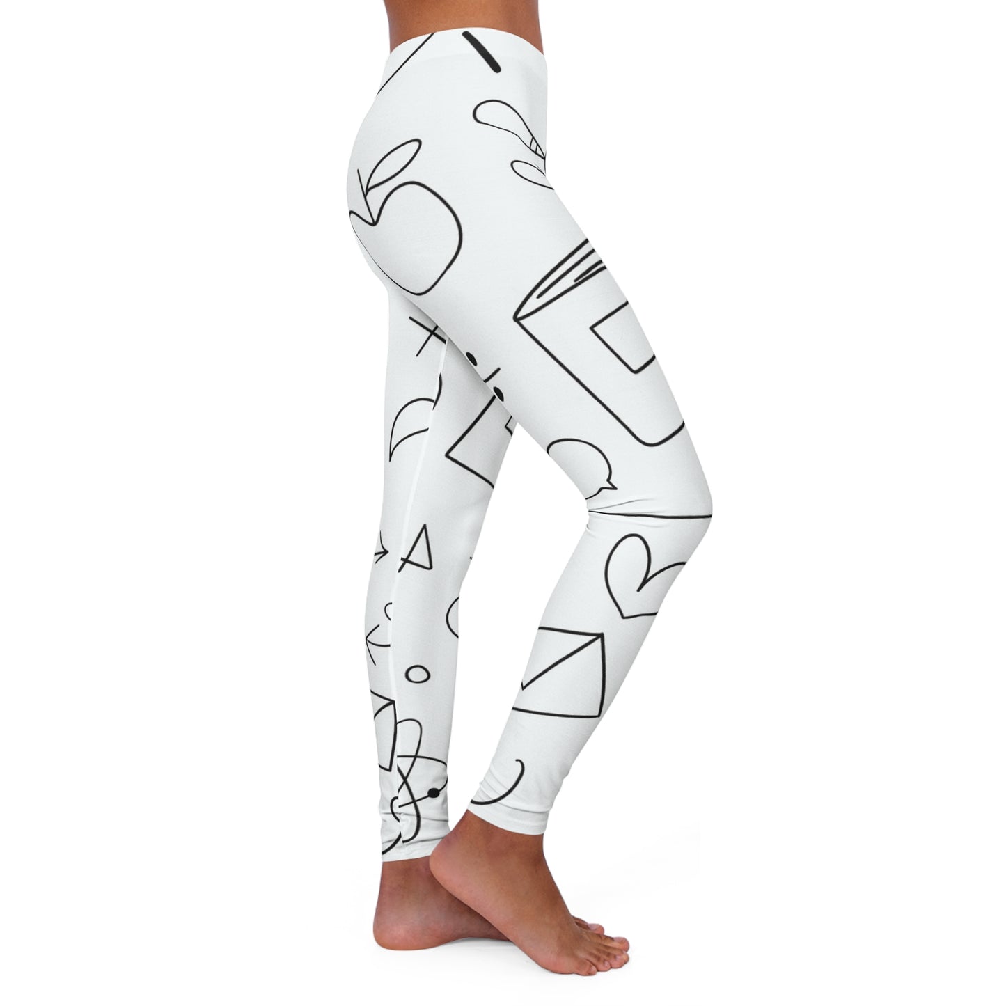 Doodle - Leggings de spandex para mujer Inovax