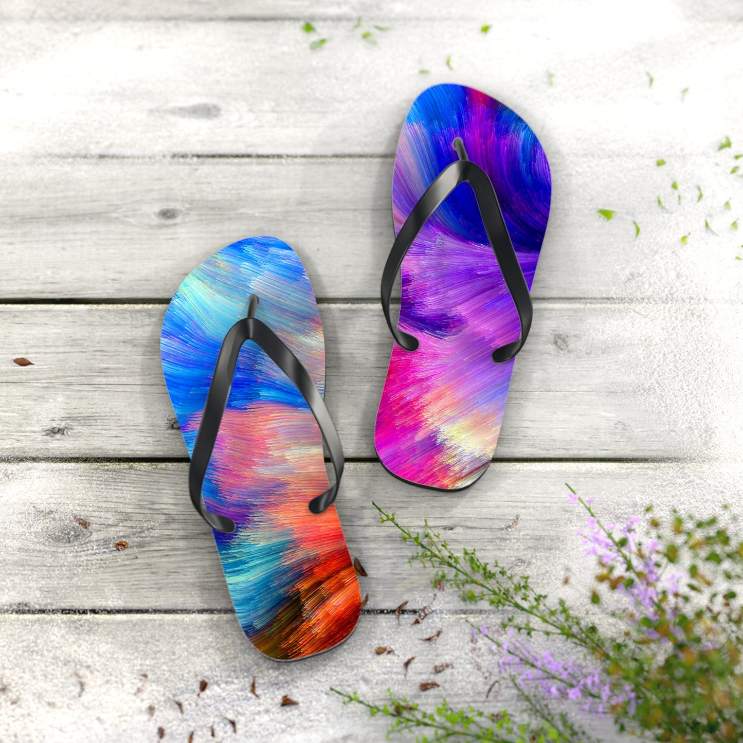 Neon Splash - Inovax Flip Flops