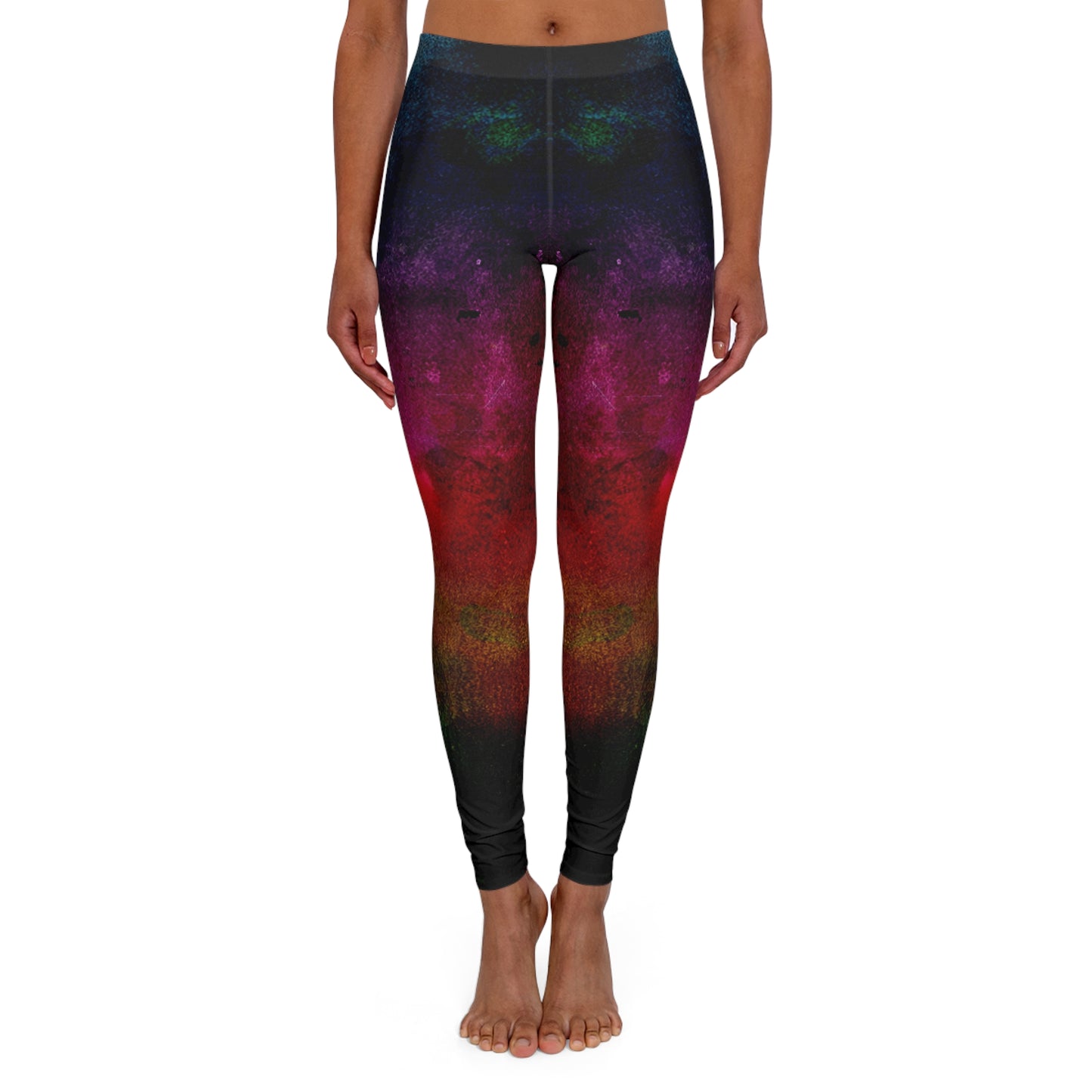 Explosión oscura - Leggings de spandex para mujer Inovax