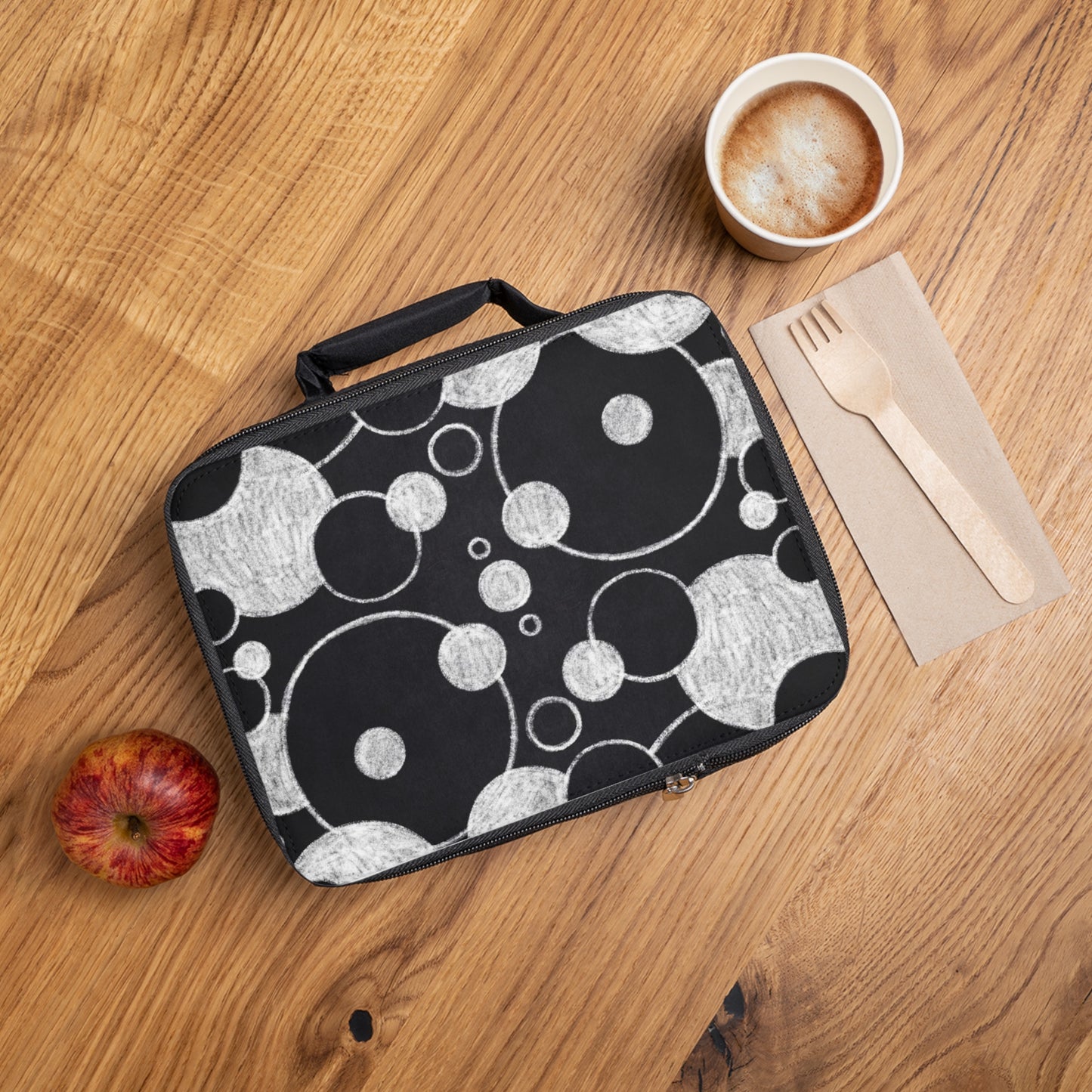 Black Dots - Inovax Lunch Bag