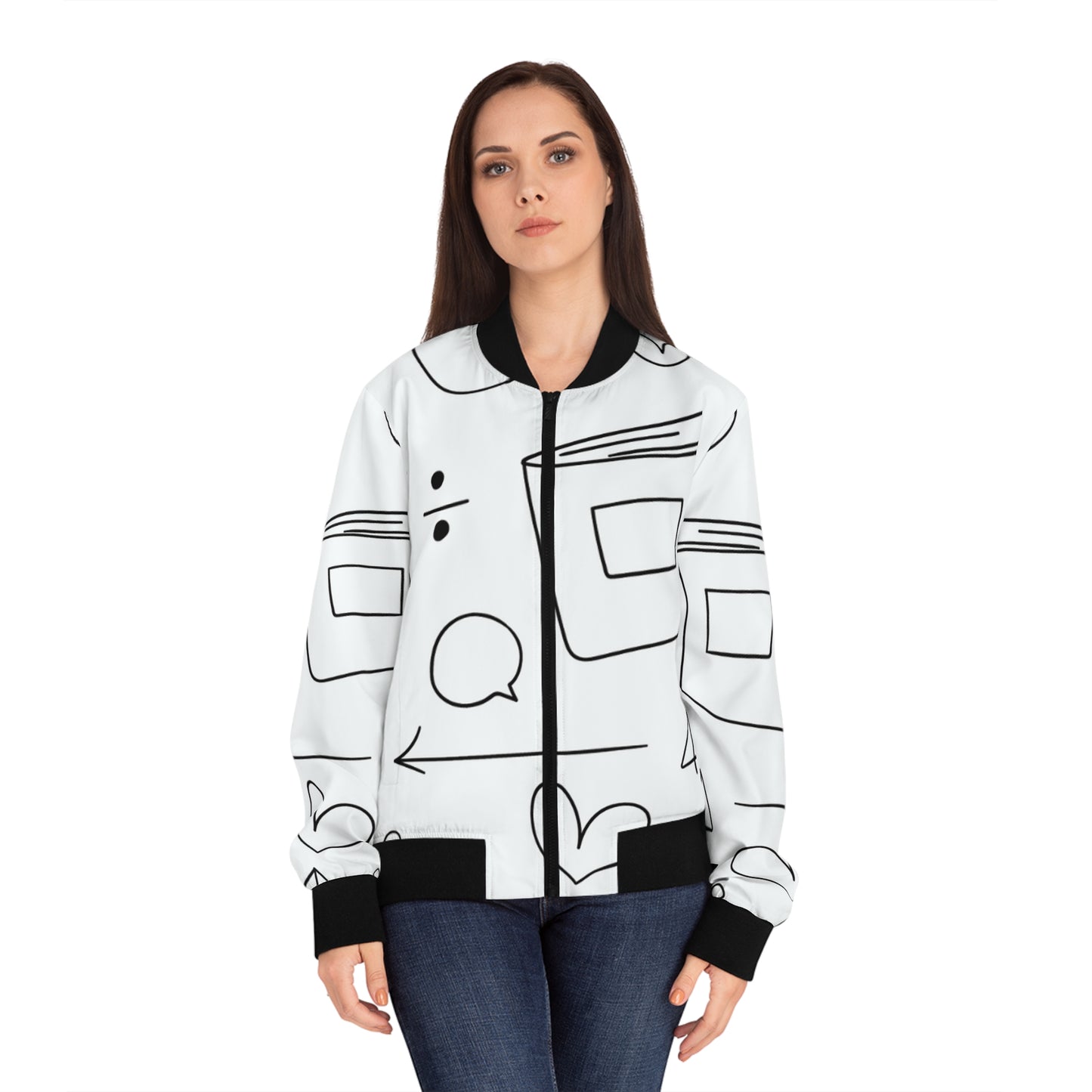 Doodle - Chaqueta bomber Inovax para mujer