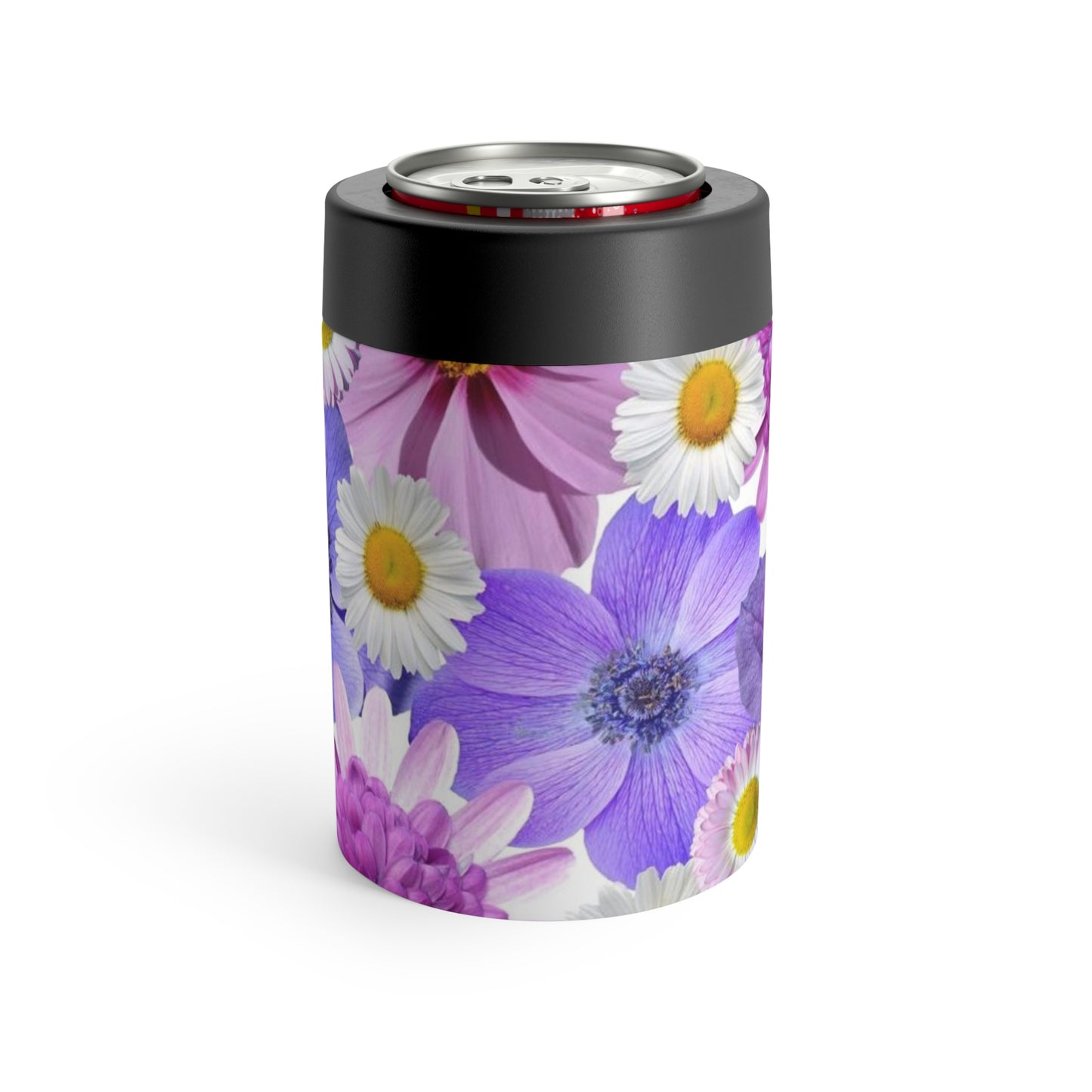 Purple Flowers - Inovax Can Holder