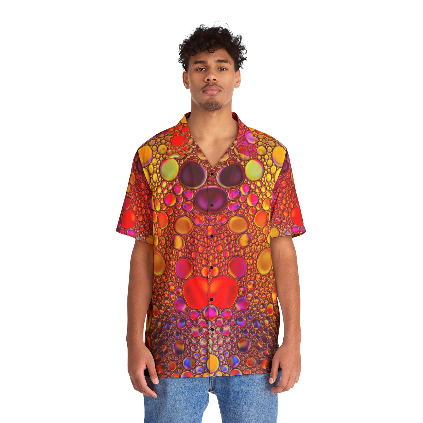 Couleurs scintillantes - Chemise hawaïenne pour hommes Inovax