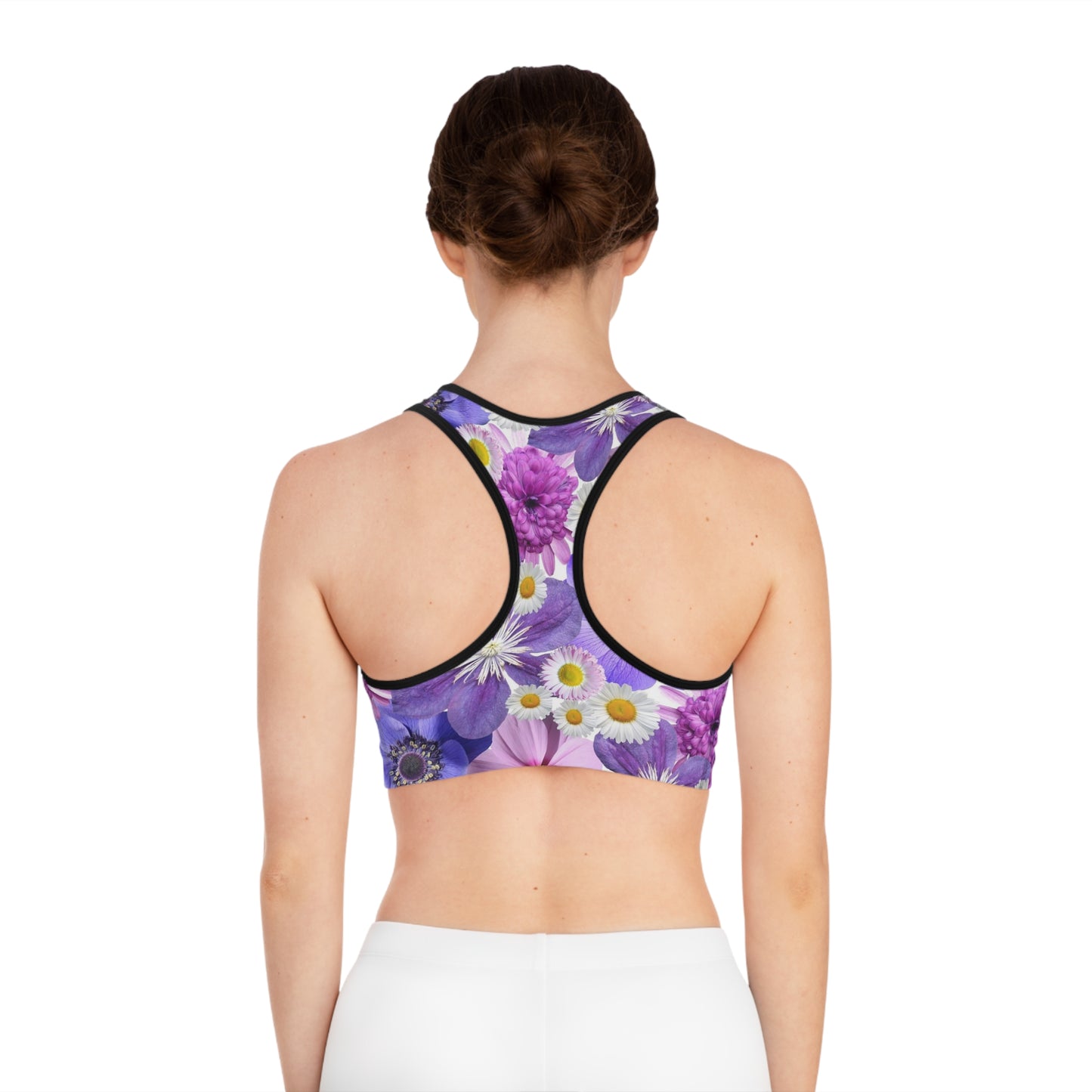 Fleurs violettes - Soutien-gorge de sport Inovax