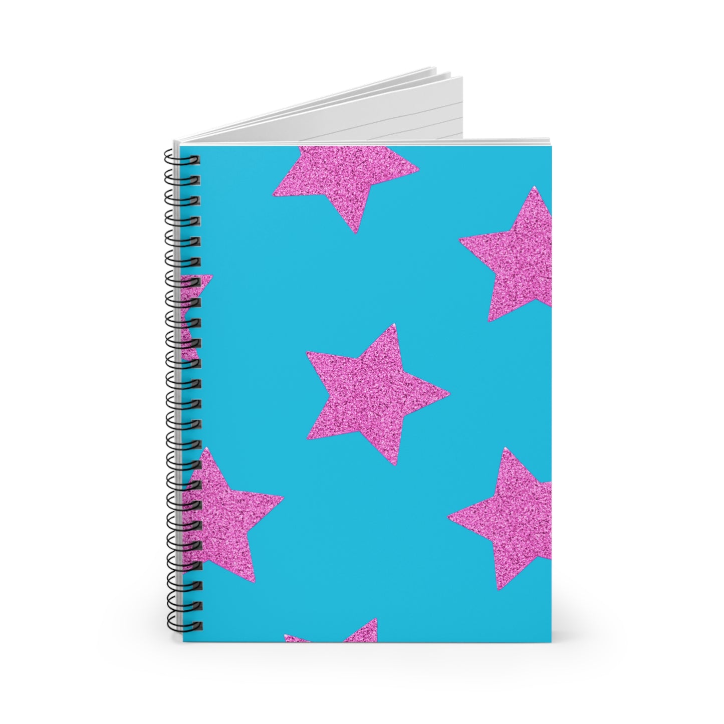 Estrellas Rosadas - Cuaderno Espiral Inovax (Línea Reglada)