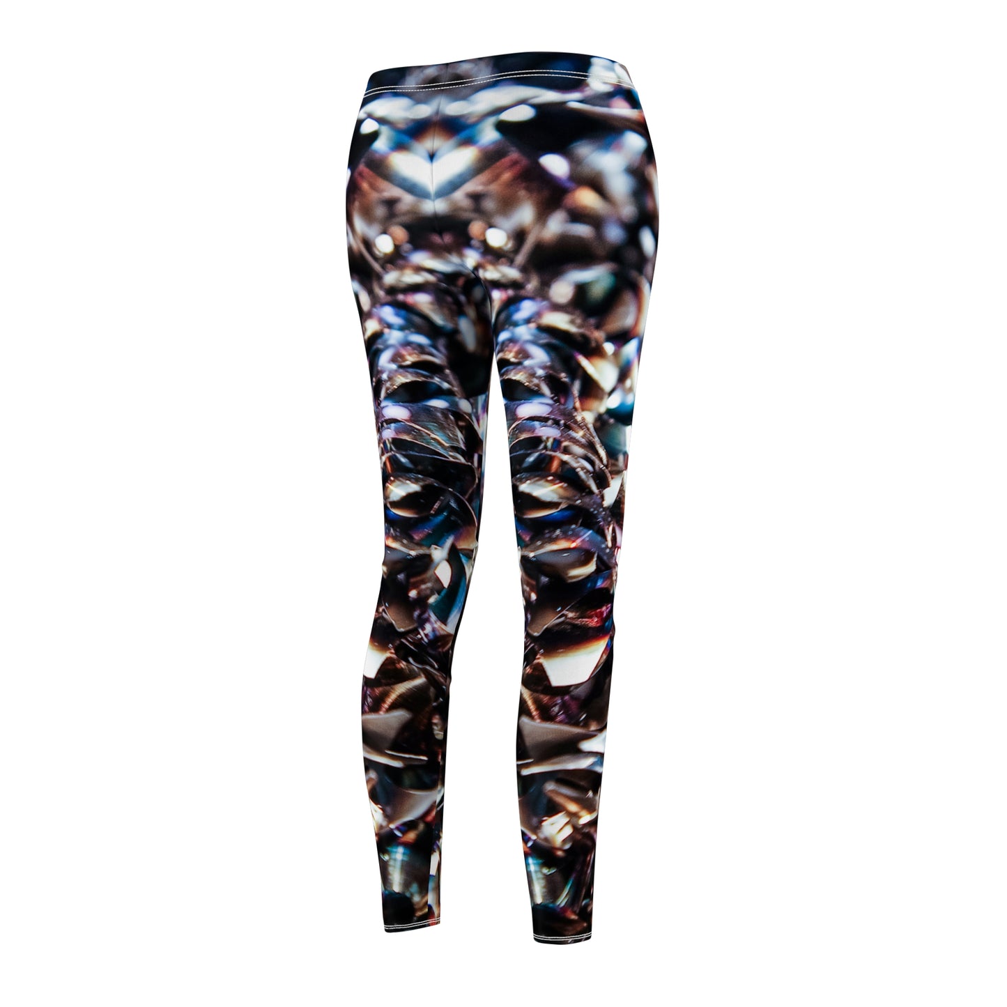 Liquid Metalic - Leggings casuales de corte y costura Inovax para mujer