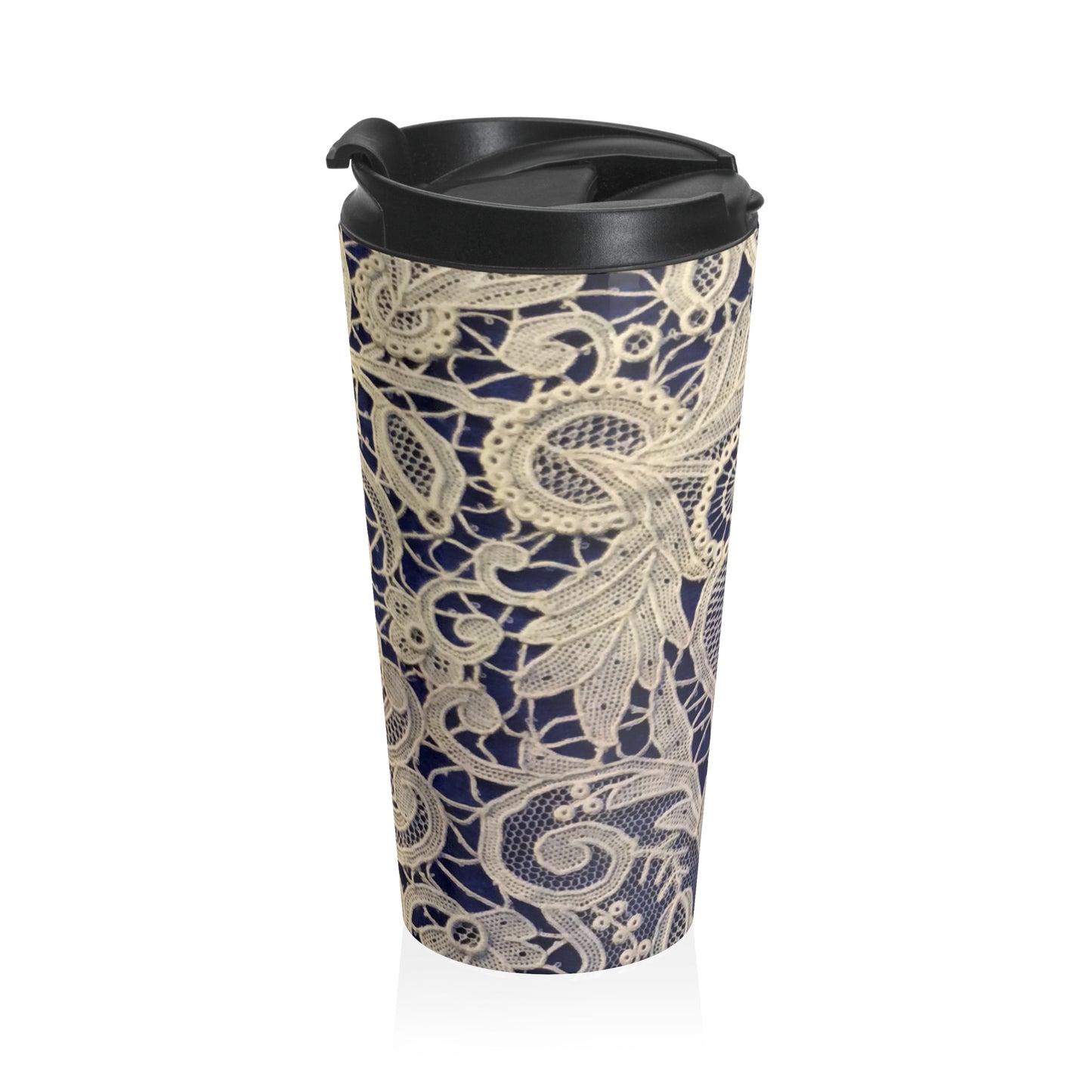 Golden and Blue - Inovax Stainless Steel Travel Mug