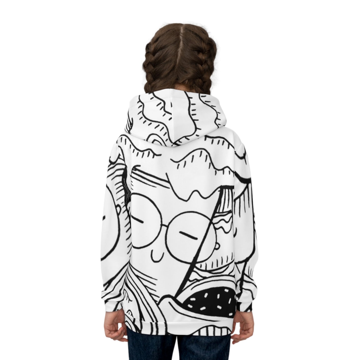 Doodle Icecream - Sudadera con capucha infantil Inovax