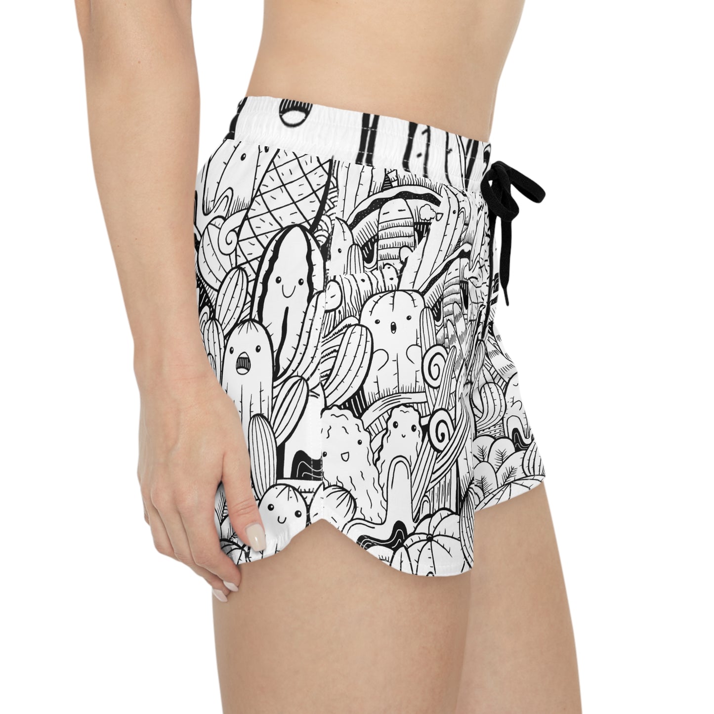 Doodle Cactus - Inovax Women's Casual Shorts