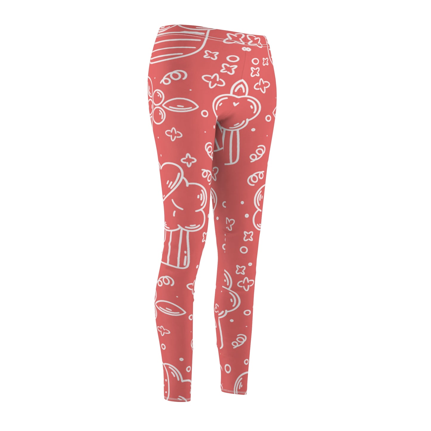 Doodle Pancake - Leggings casuales de corte y costura para mujer Inovax