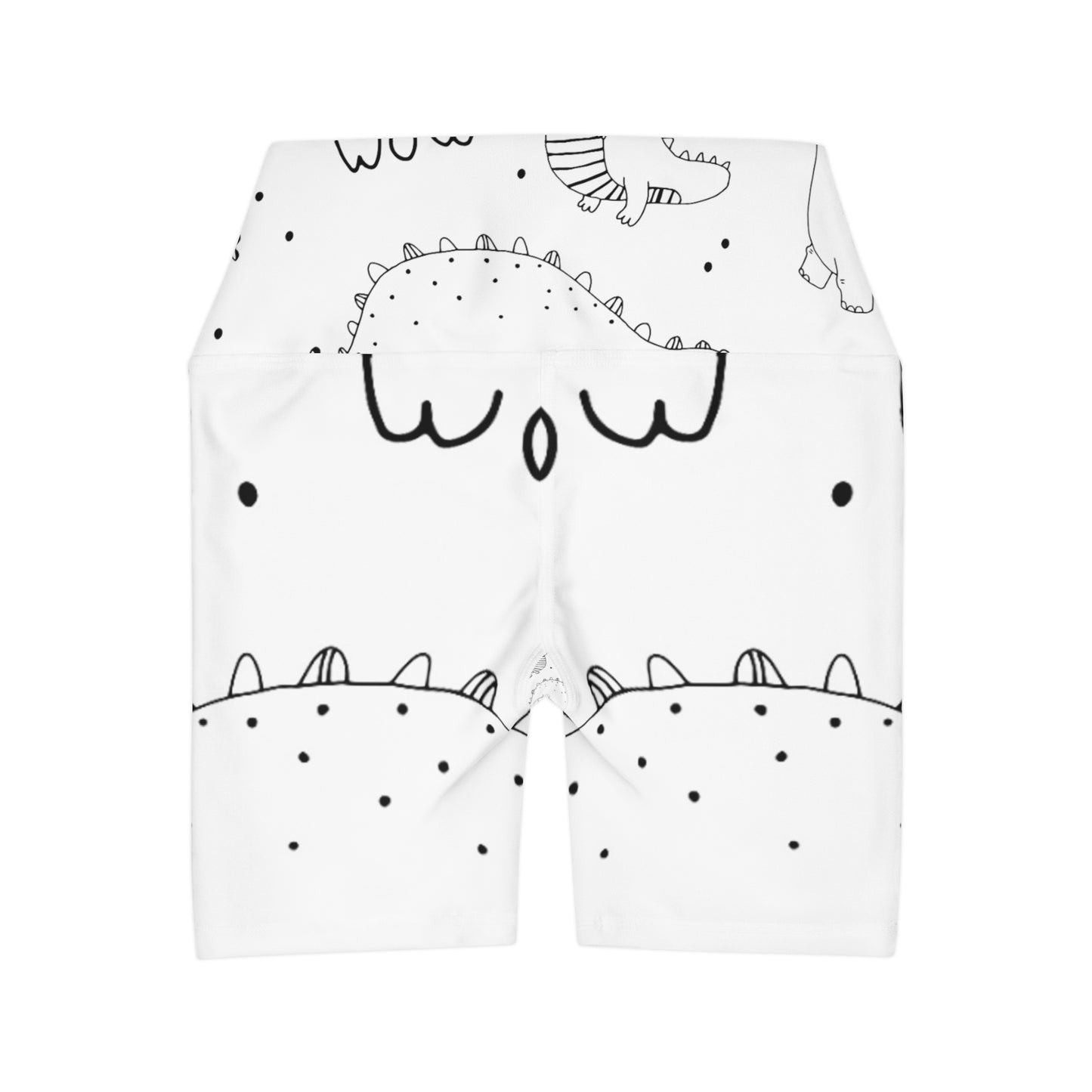 Doodle Dinosaures - Leggings de yoga taille haute Inovax