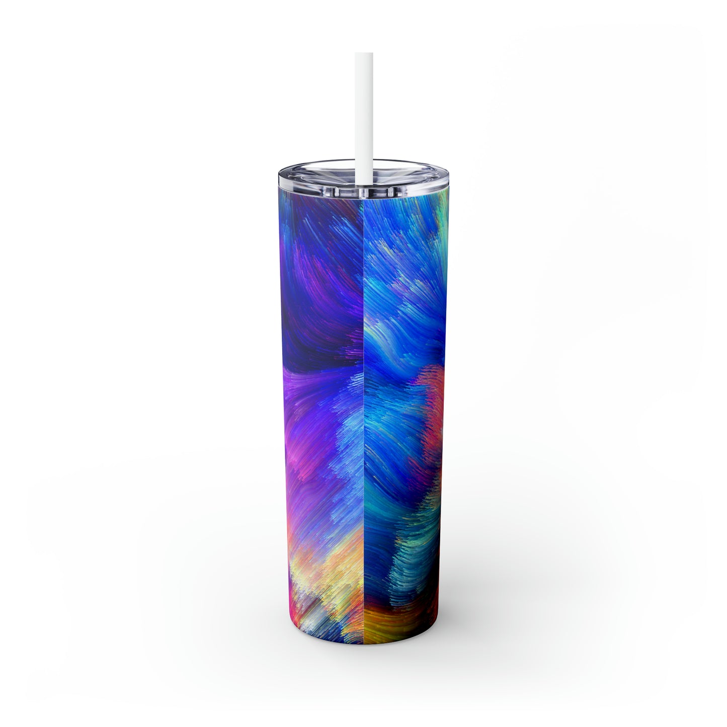 Neon Splash - Vaso delgado Inovax Maars® con pajita de 20 oz