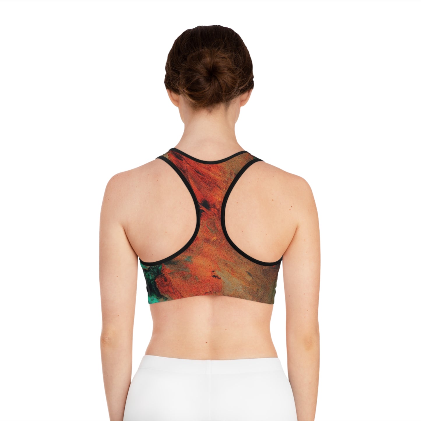 Orange flush - Inovax Sports Bra