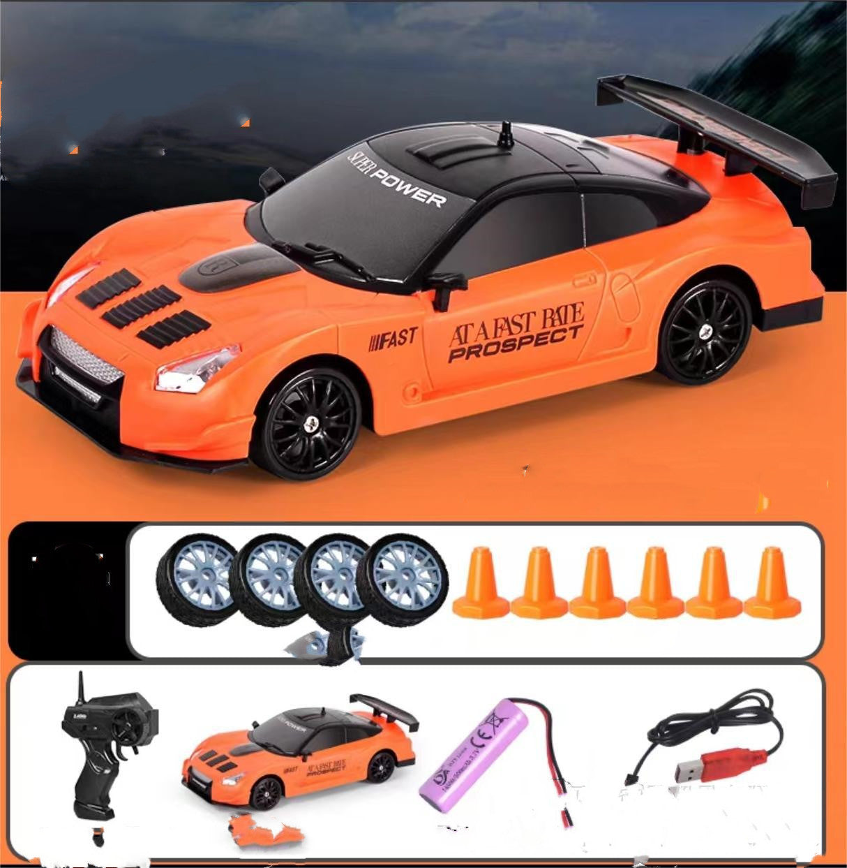 2.4G Drift Rc Car 4WD RC Drift Car Toy télécommande GTR modèle AE86 véhicule voiture RC voiture de course jouet pour enfants cadeaux de noël