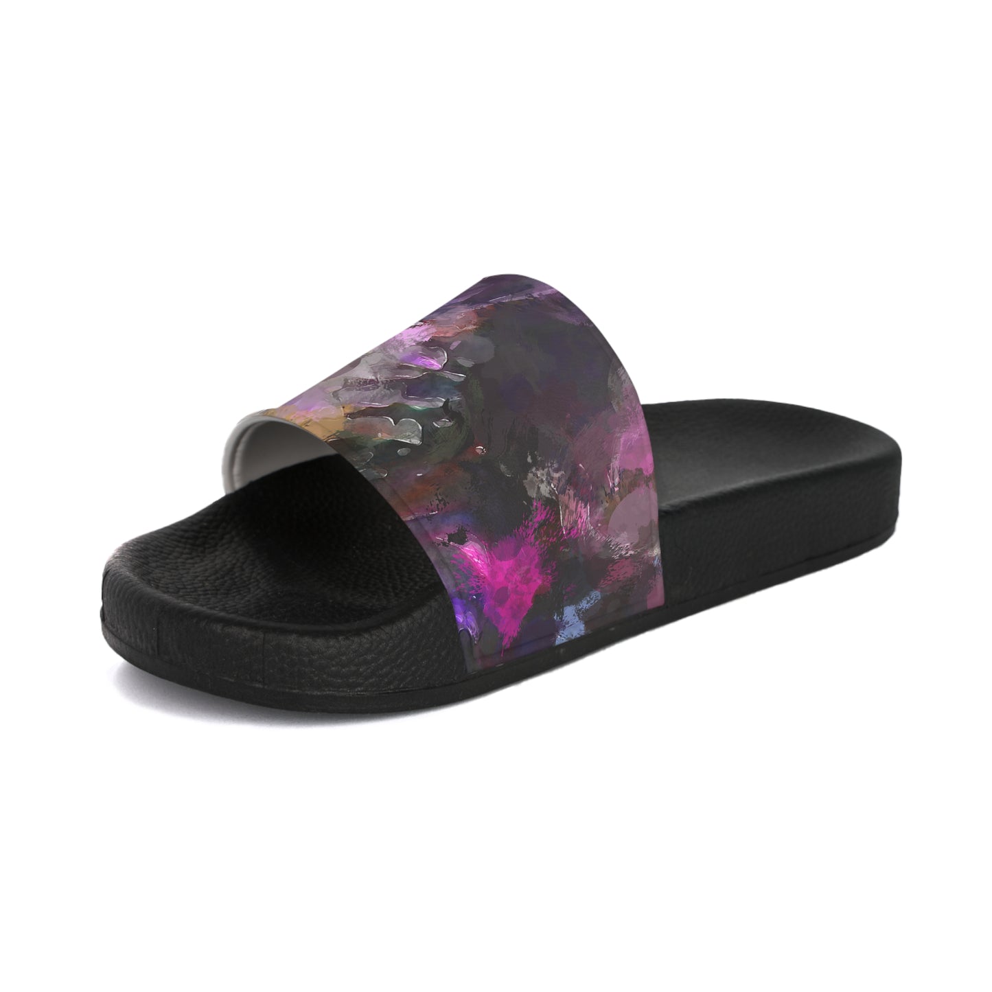 Purple Painting - Inovax Women's Slide Sandal