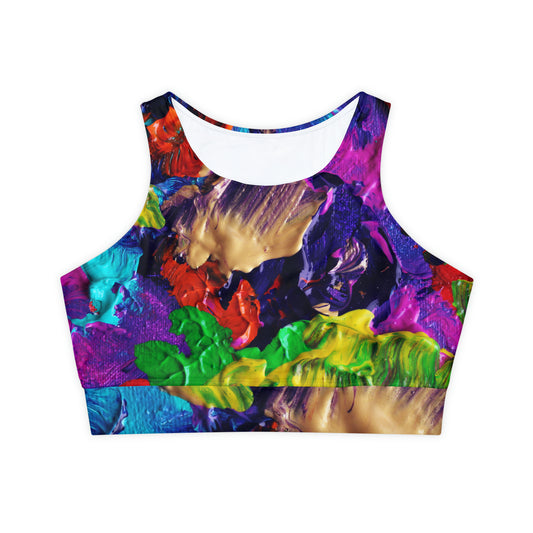 Peintures en couleur - Soutien-gorge de sport rembourré Inovax