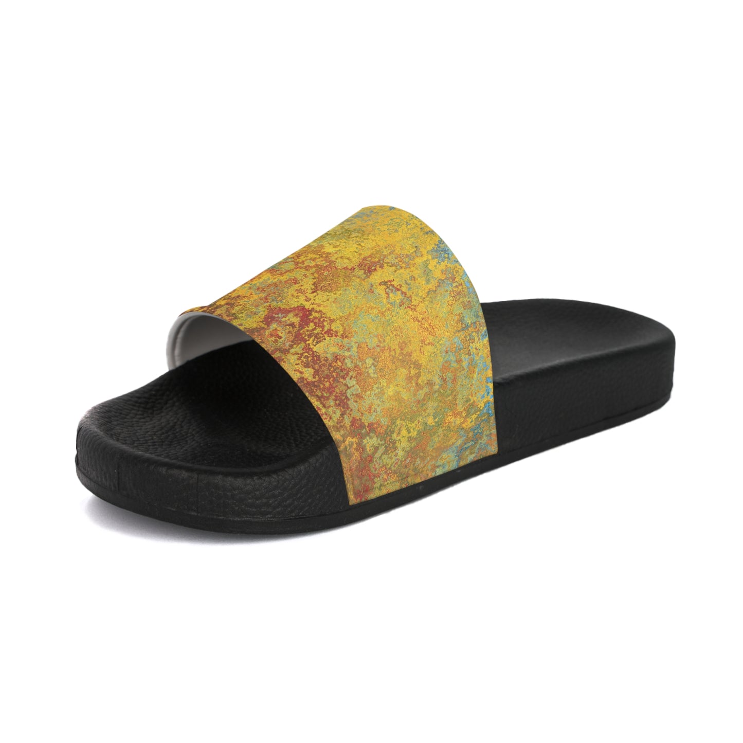 Gold and blue spots - Inovax Women's Slide Sandal