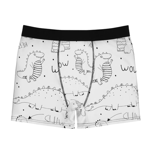 Doodle Dinosours - Inovax Men's Boxer Briefs