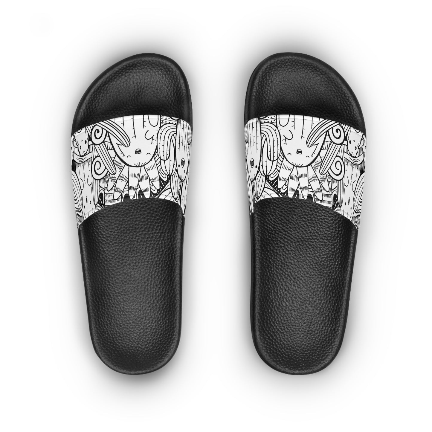 Doodle Cactus - Inovax Women's Slide Sandal