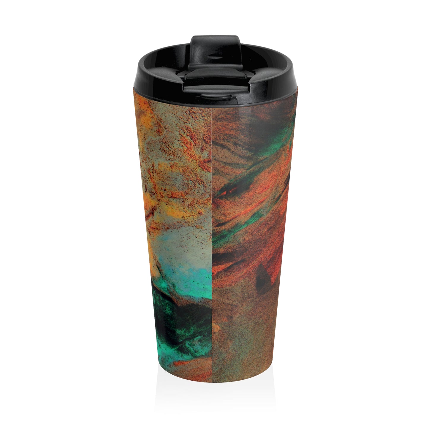 Orange flush - Inovax Stainless Steel Travel Mug