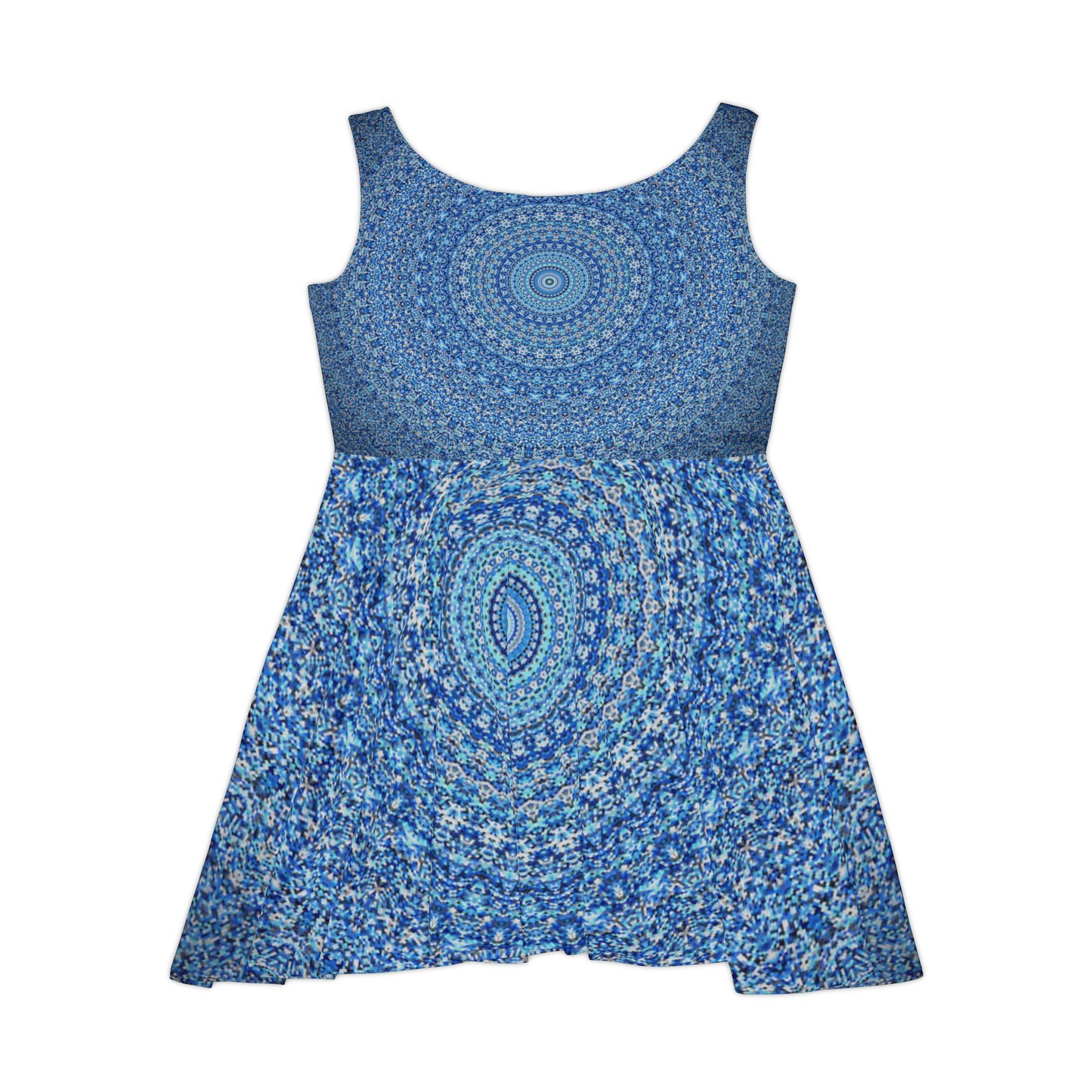 Blue Mandala - Inovax Women's Skater Dress