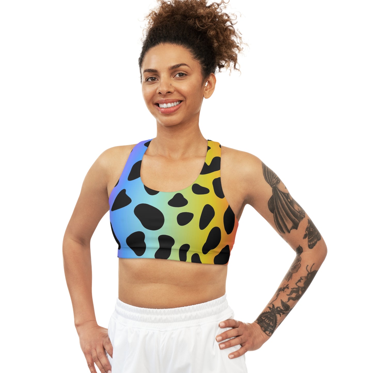 Colorful Jaguar - Inovax Seamless Sports Bra