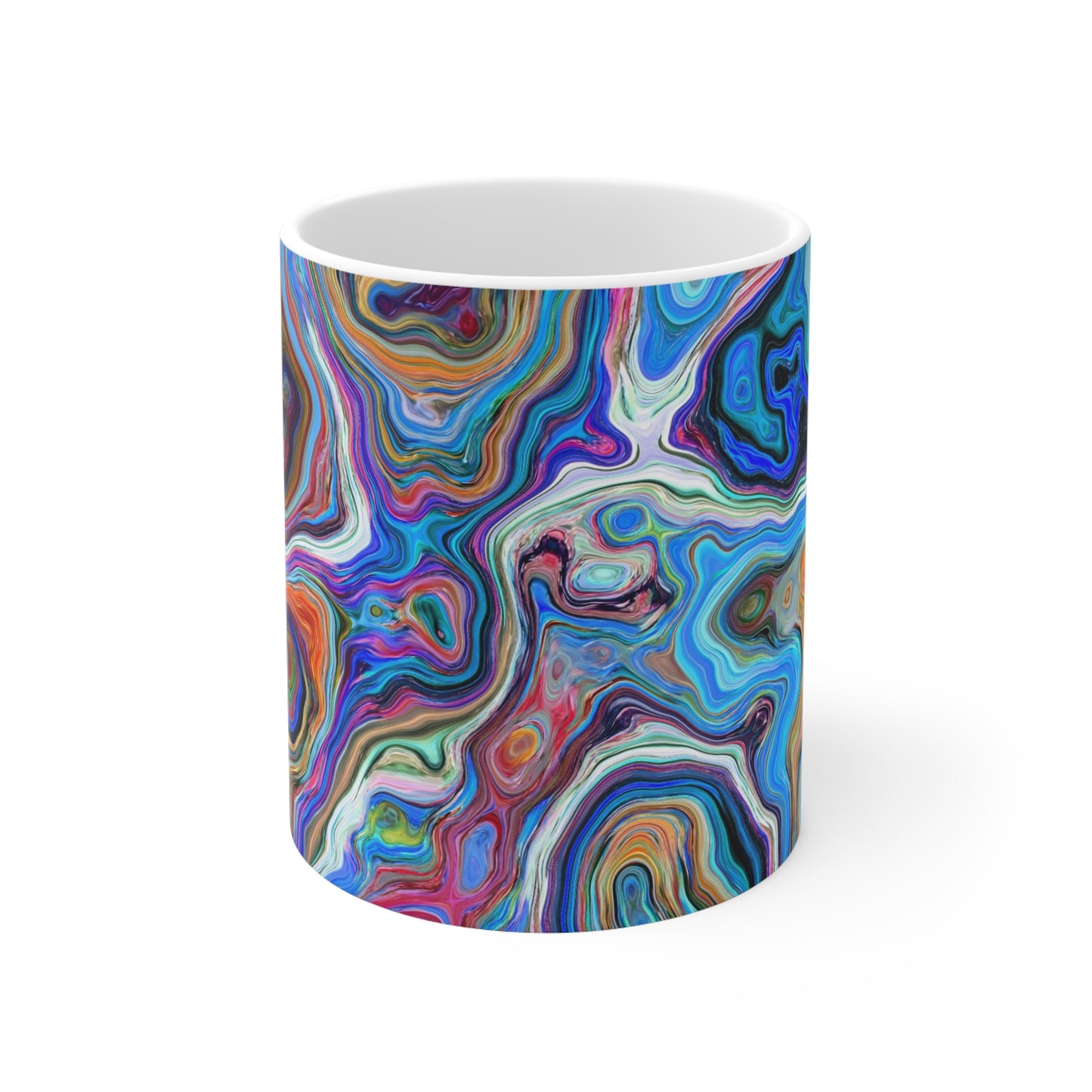 Trippy Liquid - Inovax Ceramic Mug 11oz