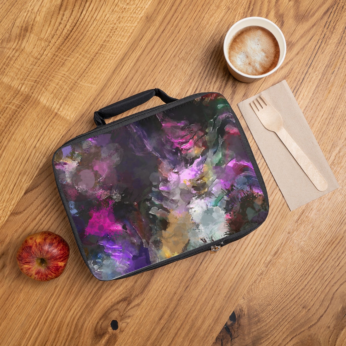 Purple Painting - Inovax Lunch Bag