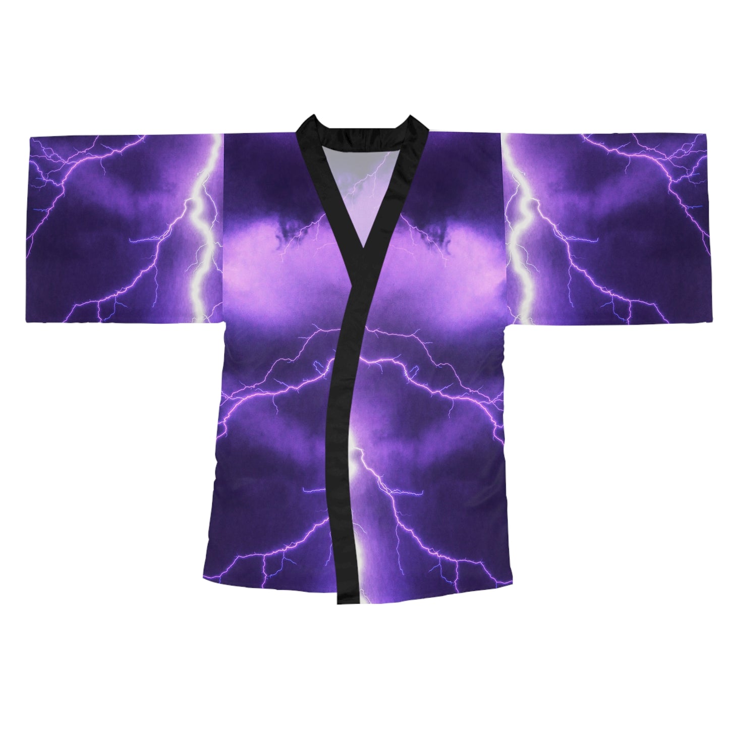 Electric Thunder - Bata tipo kimono de manga larga Inovax