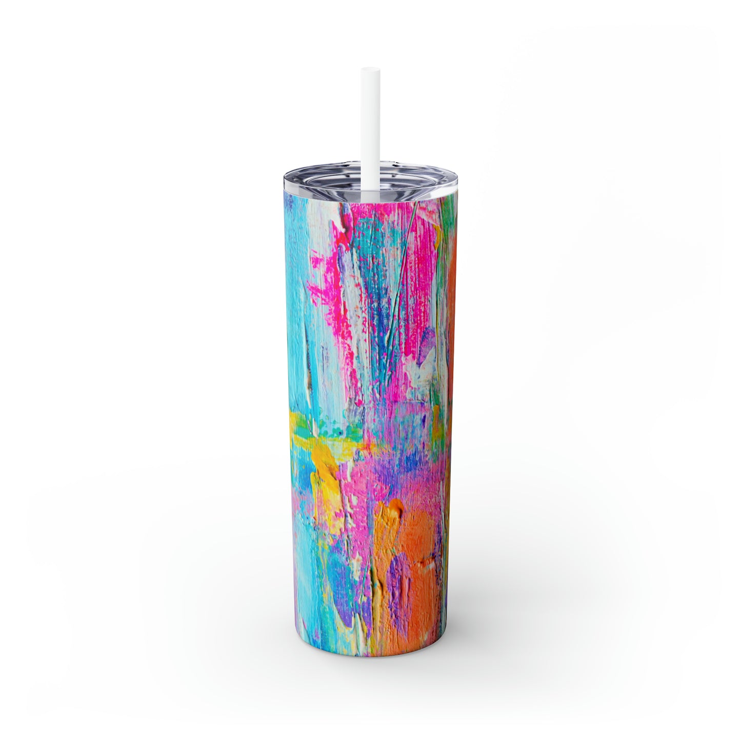 Colores pastel - Vaso delgado Inovax Maars® con pajita de 20 oz