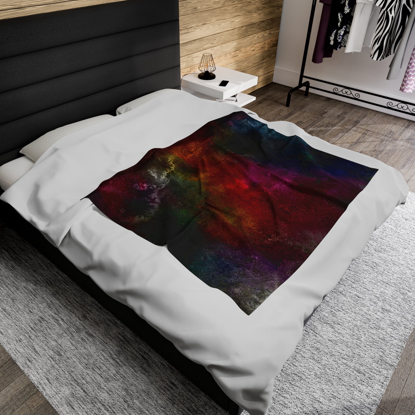 Dark Explosion  - Inovax Velveteen Plush Blanket