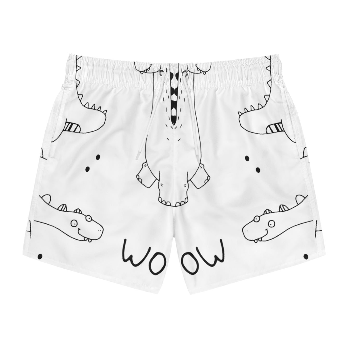 Doodle Dinosours - Inovax Swim Trunks