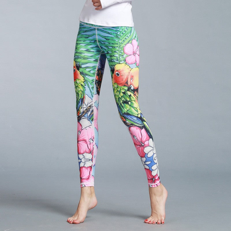 Leggings imprimés de yoga pour sports de plein air pour femmes