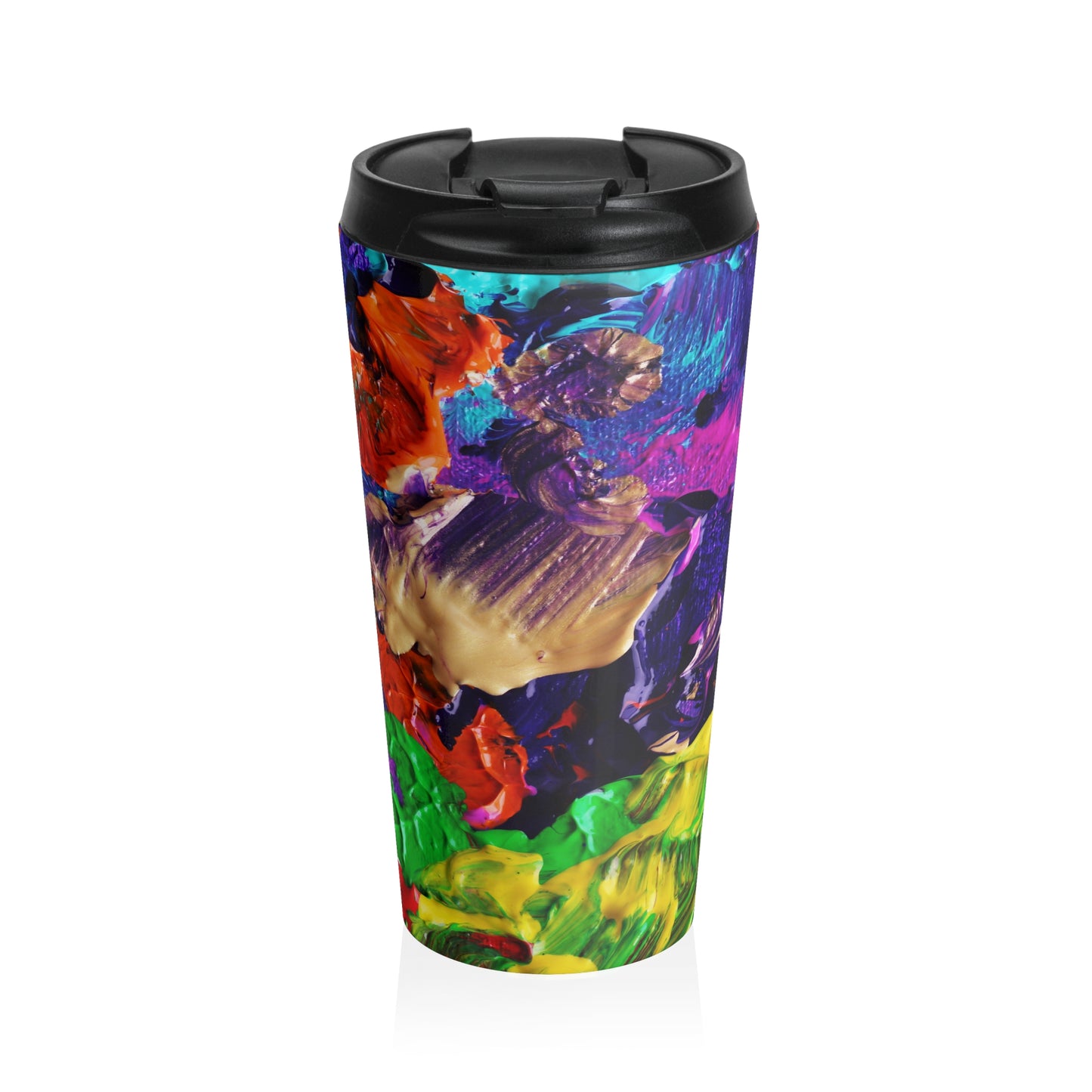 Peintures en couleurs - Tasse de voyage en acier inoxydable Inovax