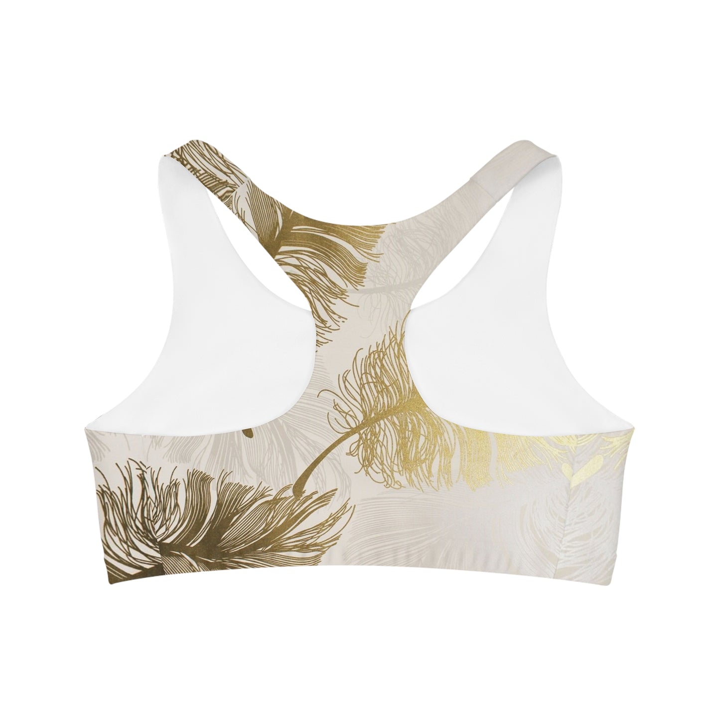 Golden Feathers - Soutien-gorge de sport sans couture Inovax