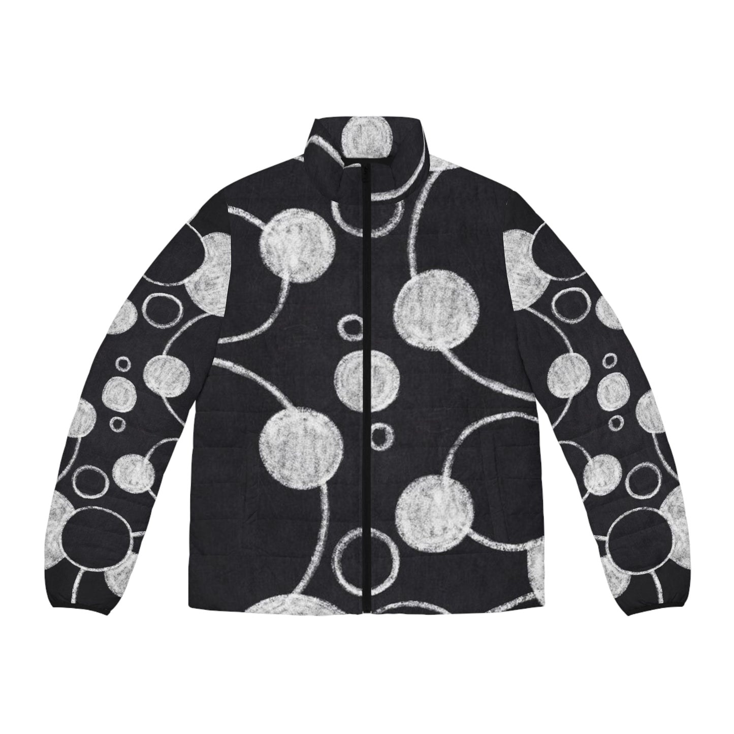 Black Dots - Chaqueta acolchada para hombre