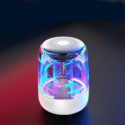 Haut-parleurs portables colonne Bluetooth haut-parleur Bluetooth sans fil Radio basse puissante avec lumière LED couleur Variable