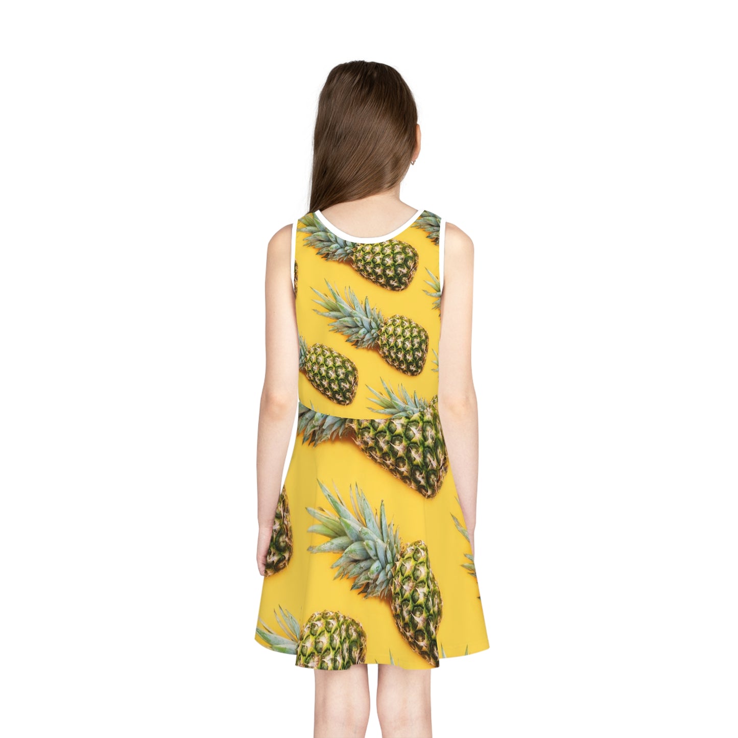 Pineapple - Inovax Girl's Sleeveless Sundress