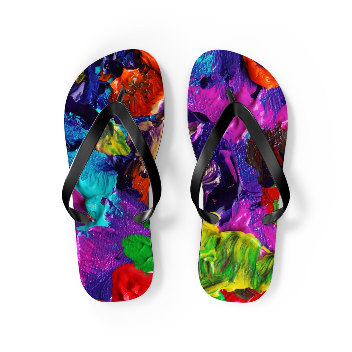 Color Paintings - Inovax Flip Flops