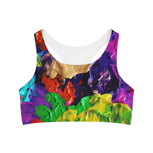 Peintures en couleur - Soutien-gorge de sport sans couture Inovax