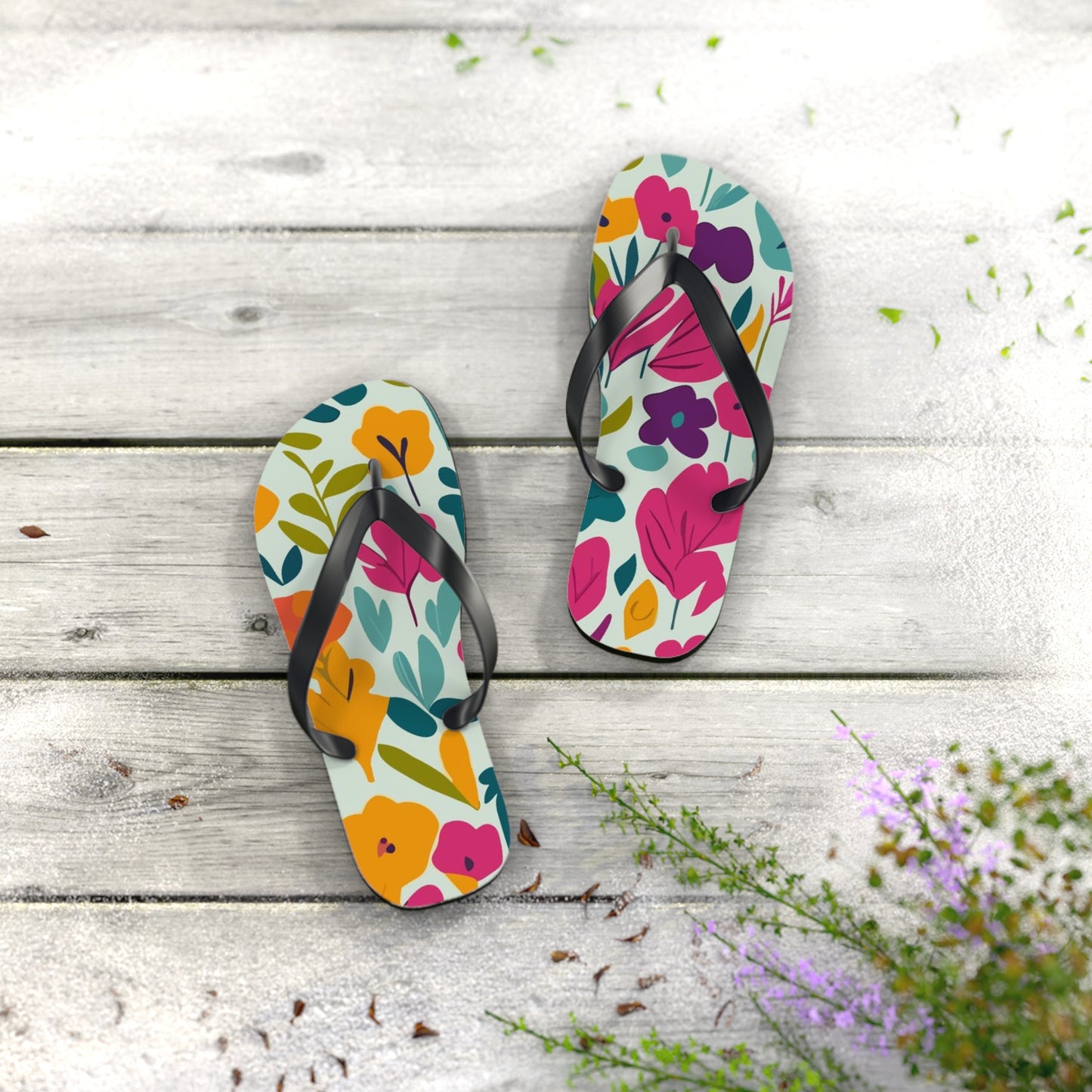 Light flowers - Inovax Flip Flops