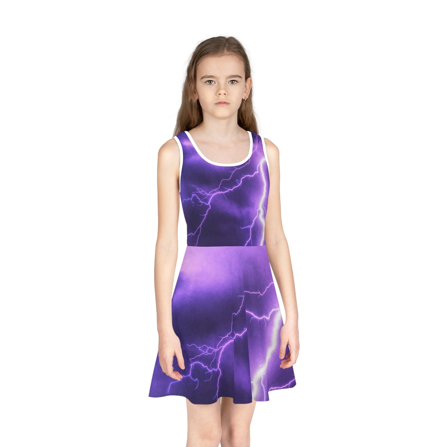 Electric Thunder - Inovax Girl's Sleeveless Sundress