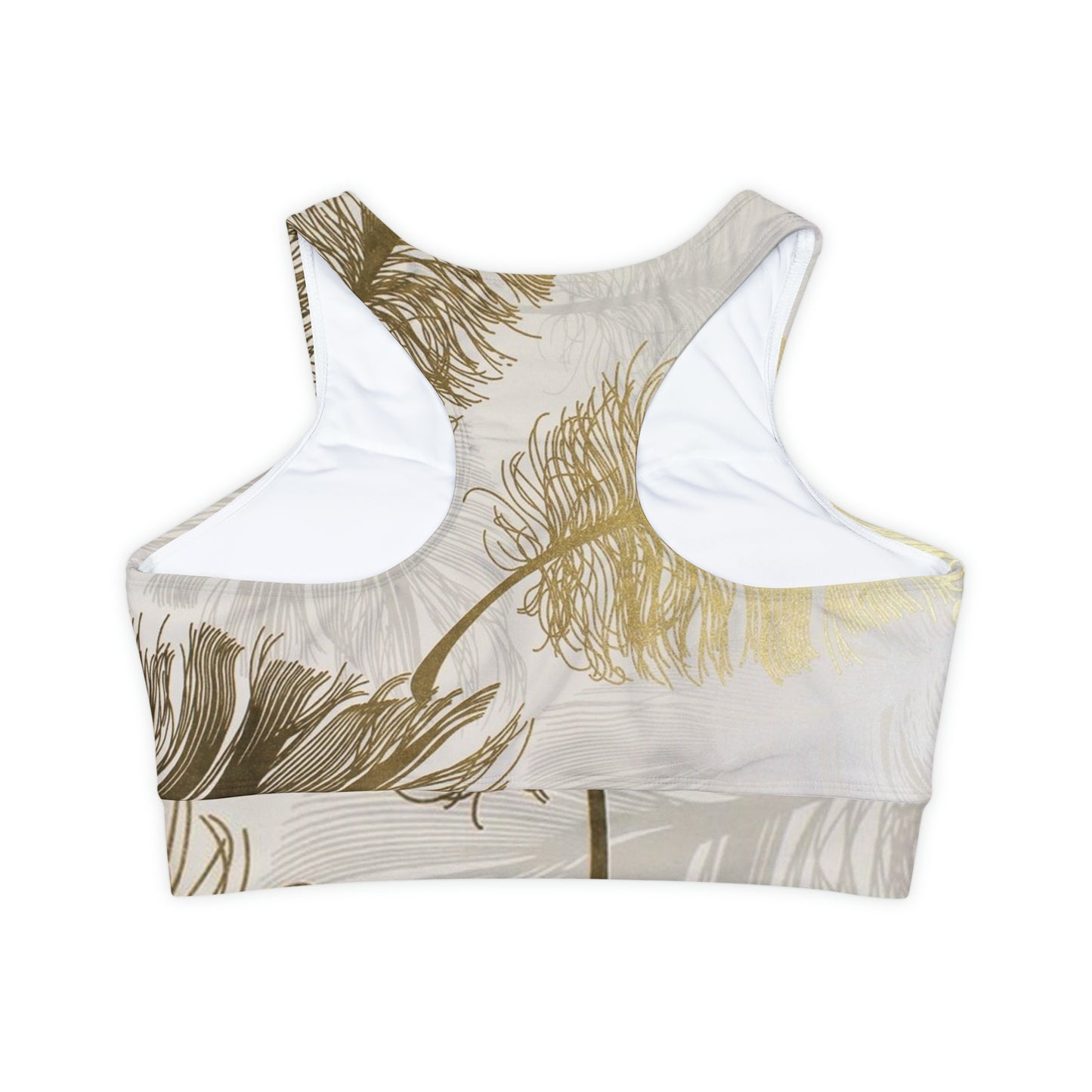 Golden Feathers - Inovax Padded Sports Bra