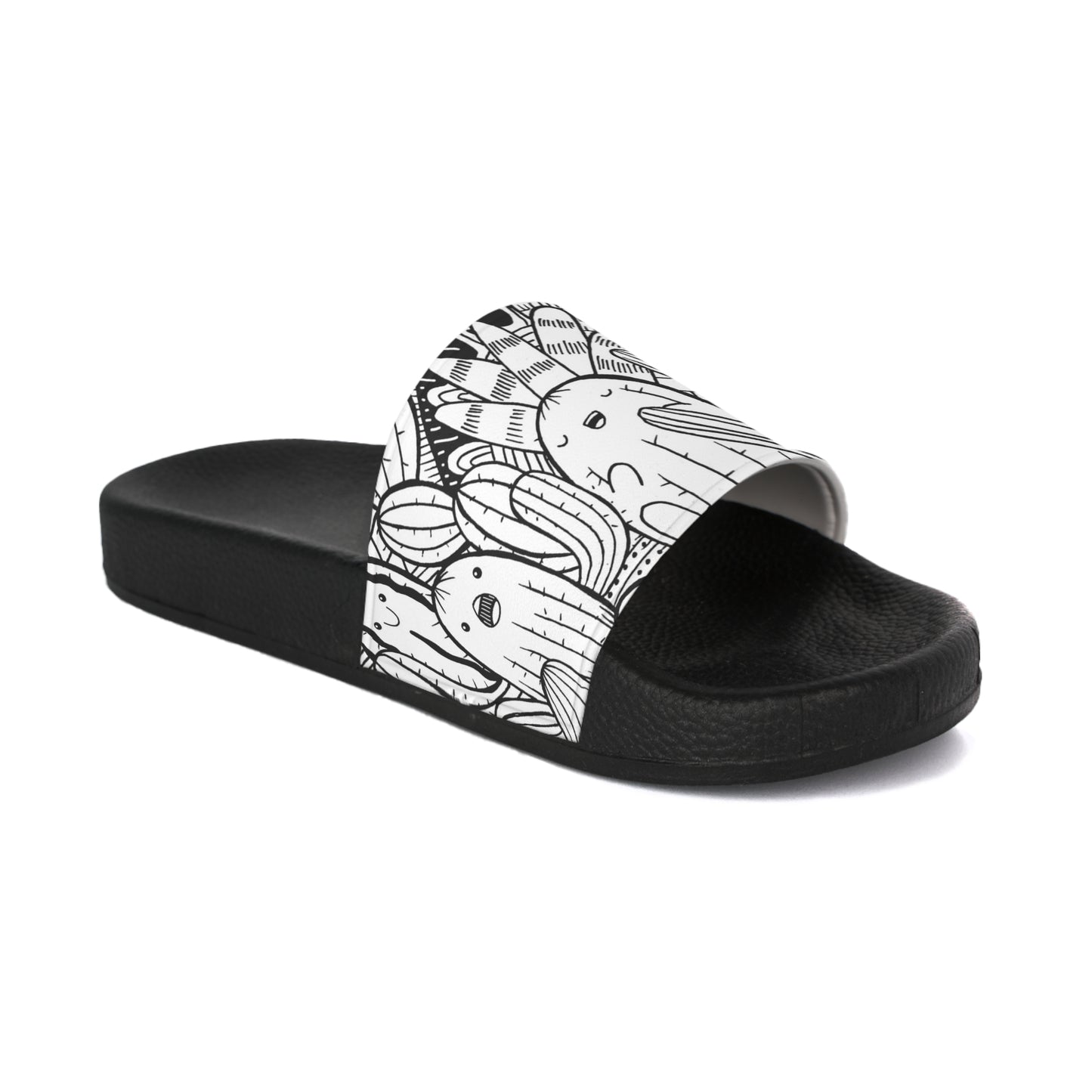 Doodle Cactus - Inovax Women's Slide Sandal